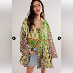 Free People Hazy Baby Mini Dress Size XS